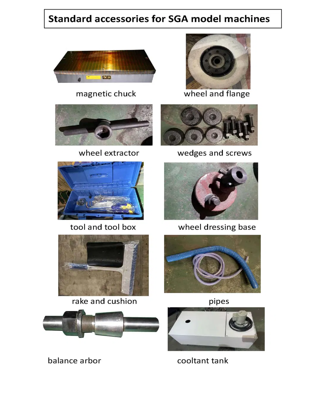 Standard Accessories