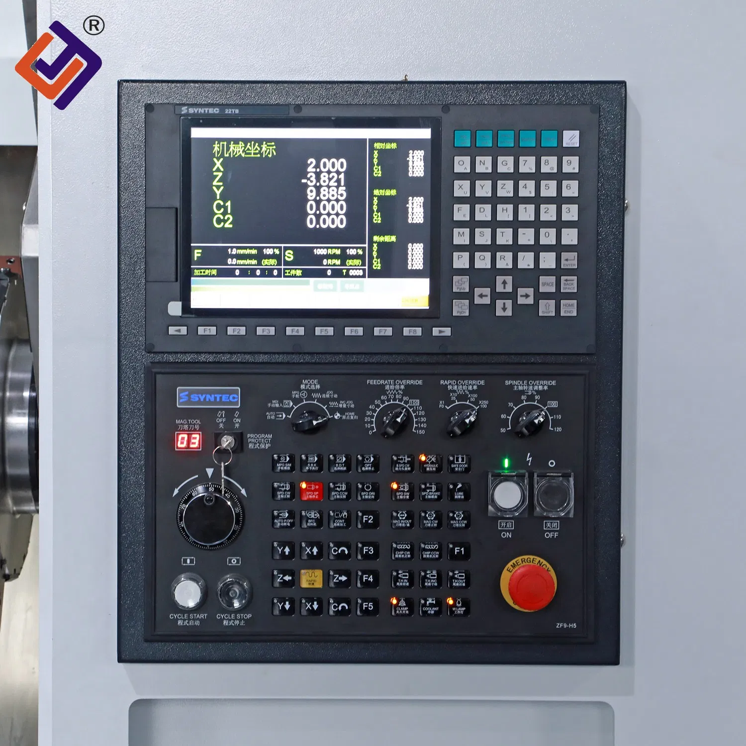 Y Axis Yck106my Horizontal Metal Slant Bed CNC Lathe CNC Turning Center