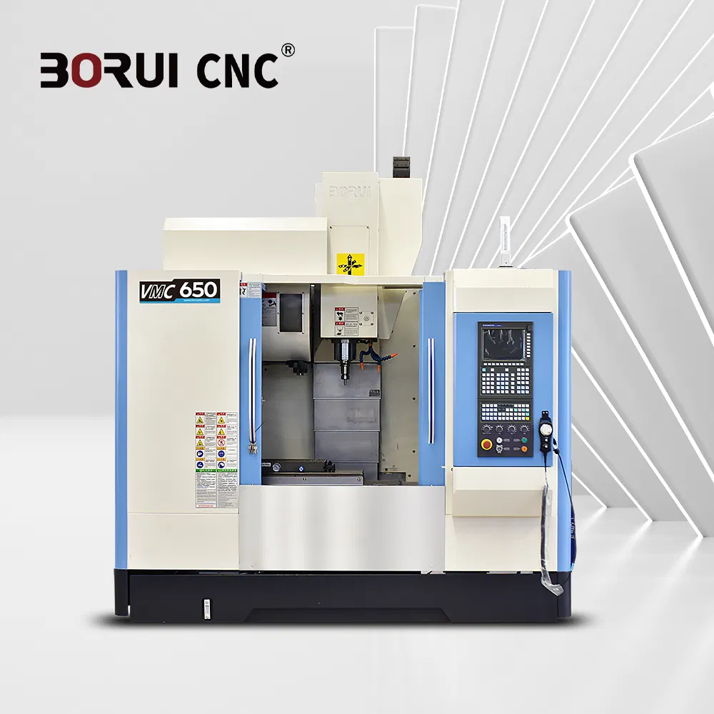 5 Axis CNC Vertical Machining Center Vmc650 Using Taiwanese Components and Fanuc Control System for Metal Processing and Mold Manufacturing