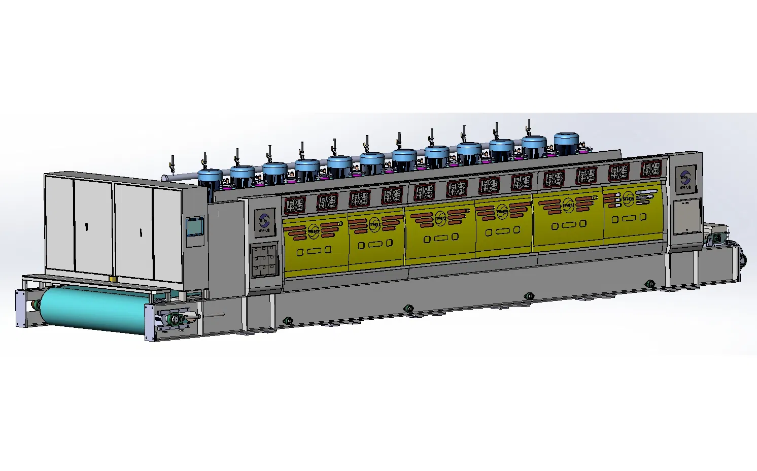 Premium Stone Polishing Line for Professional Finish and Shine, Stone Grinding Line, Quartz Surface Polishing Machine, Stone Polisher