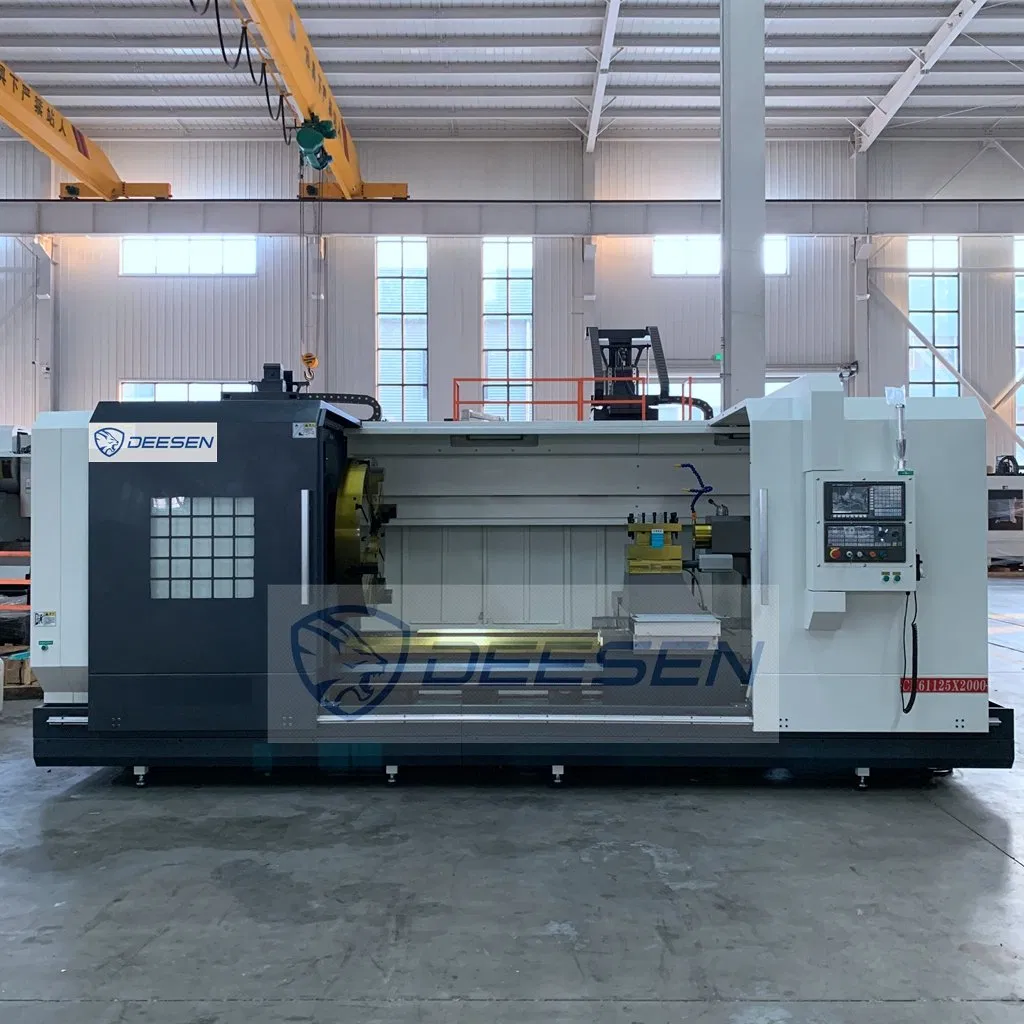 Ck61125 Ck61125g Metal CNC Turning Machine Automatic Horizontal Flat Bed CNC Lathe Heavy Duty Industrial CNC Cutting Machine Torno Lathe Tool CNC Lathe Machine