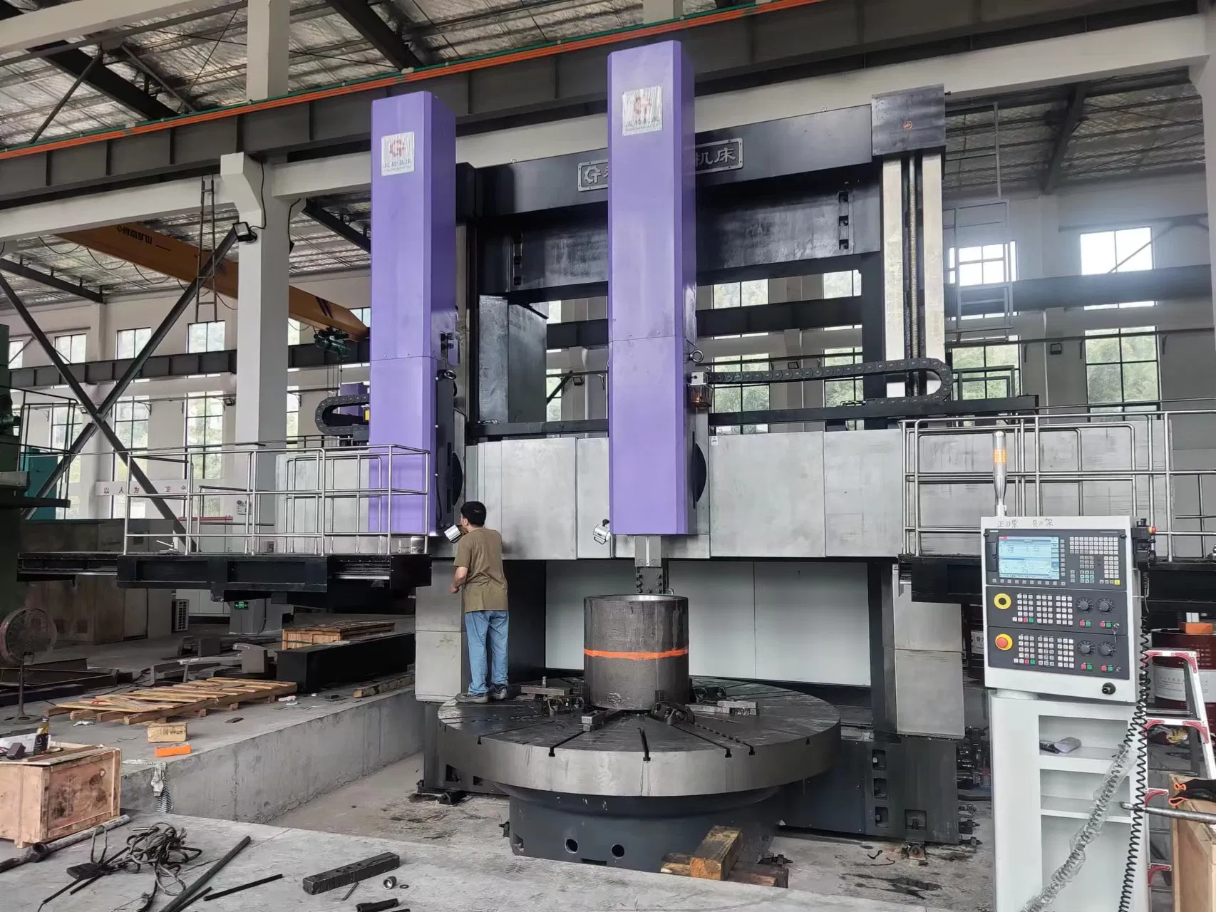 High Precision Vertical Lathe Machine and Horizontal Boring Milling System