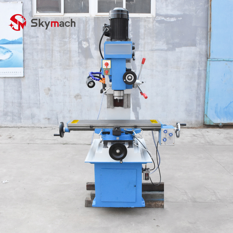 Zx50c Drill Mill Machine Equipped with Power Feed and Dro Readiness for Toolroom Operations, Fixture Making, and Die Maintenance.