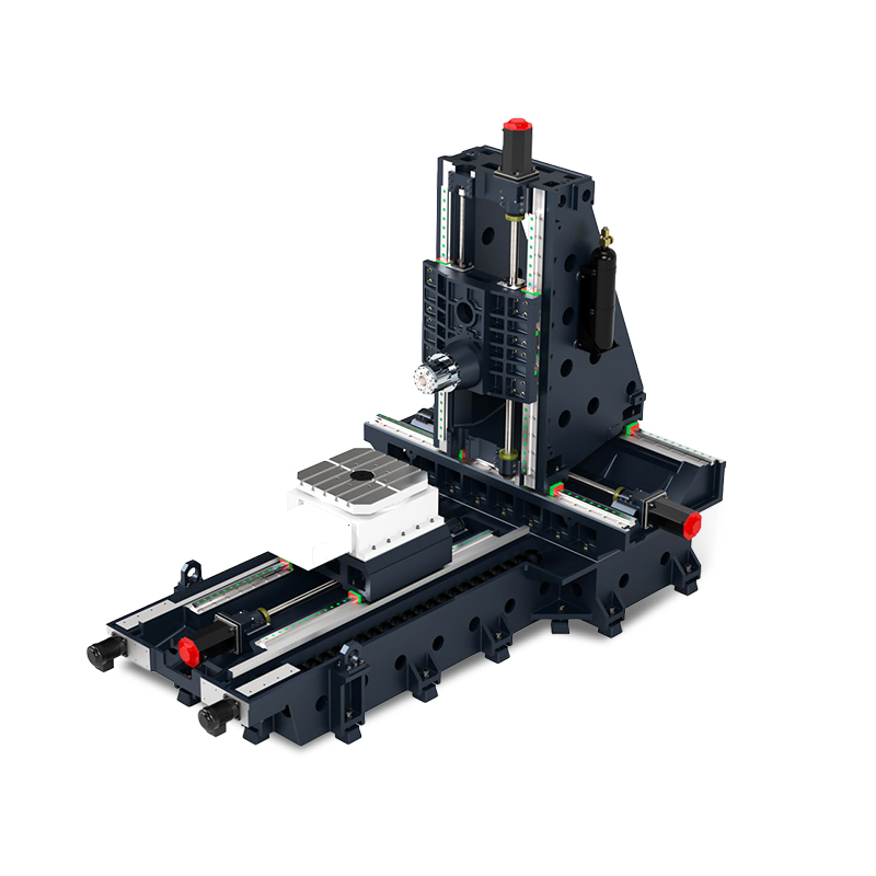 Hmc1815 4 Axis Horizontal Machining Center with High Precision Rotary Table for Multi-Surface Machining of Aerospace Parts