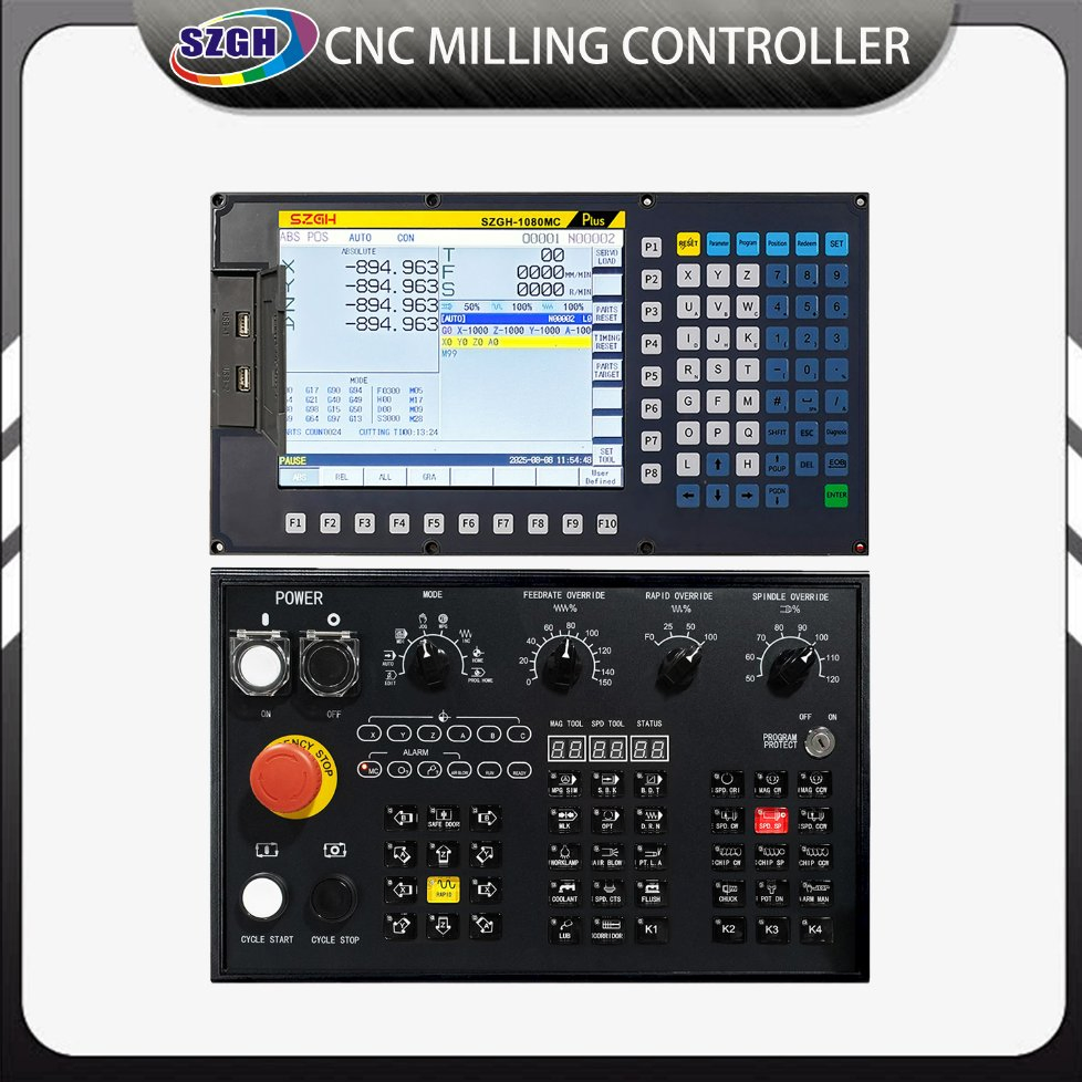 Intuitive-interface Elegant intelligent CNC milling suited machine system