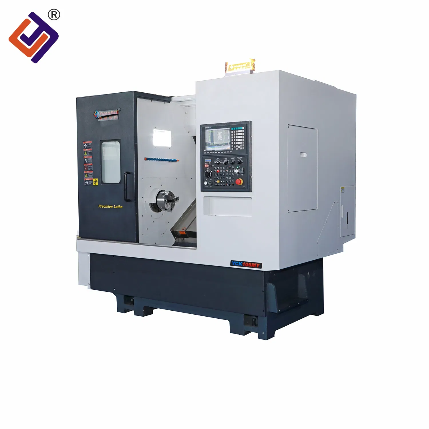 Y Axis Yck106my Horizontal Metal Slant Bed CNC Lathe CNC Turning Center