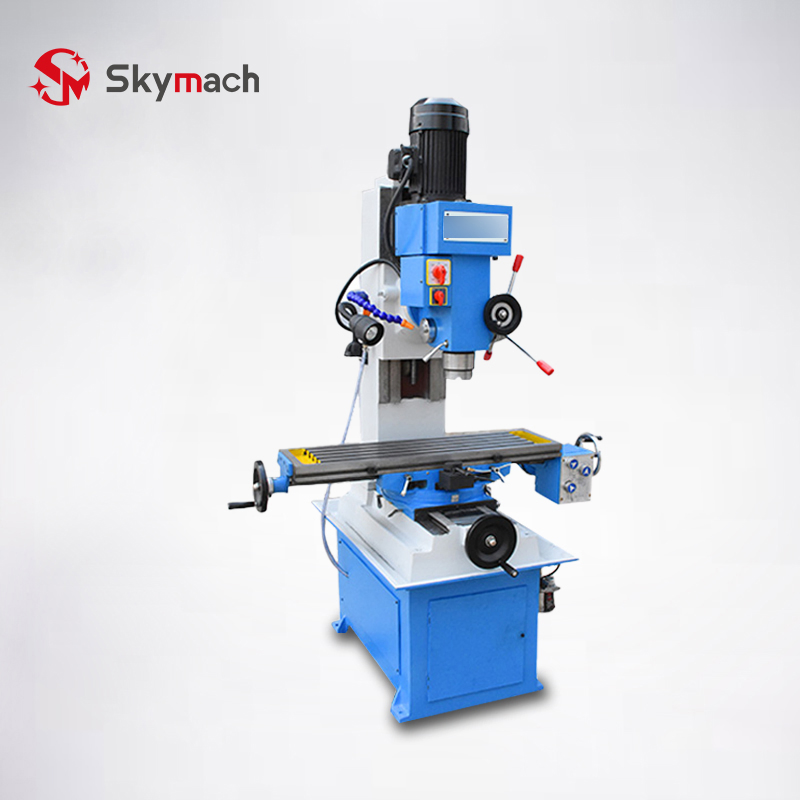 Zx50c Drill Mill Machine Equipped with Power Feed and Dro Readiness for Toolroom Operations, Fixture Making, and Die Maintenance.
