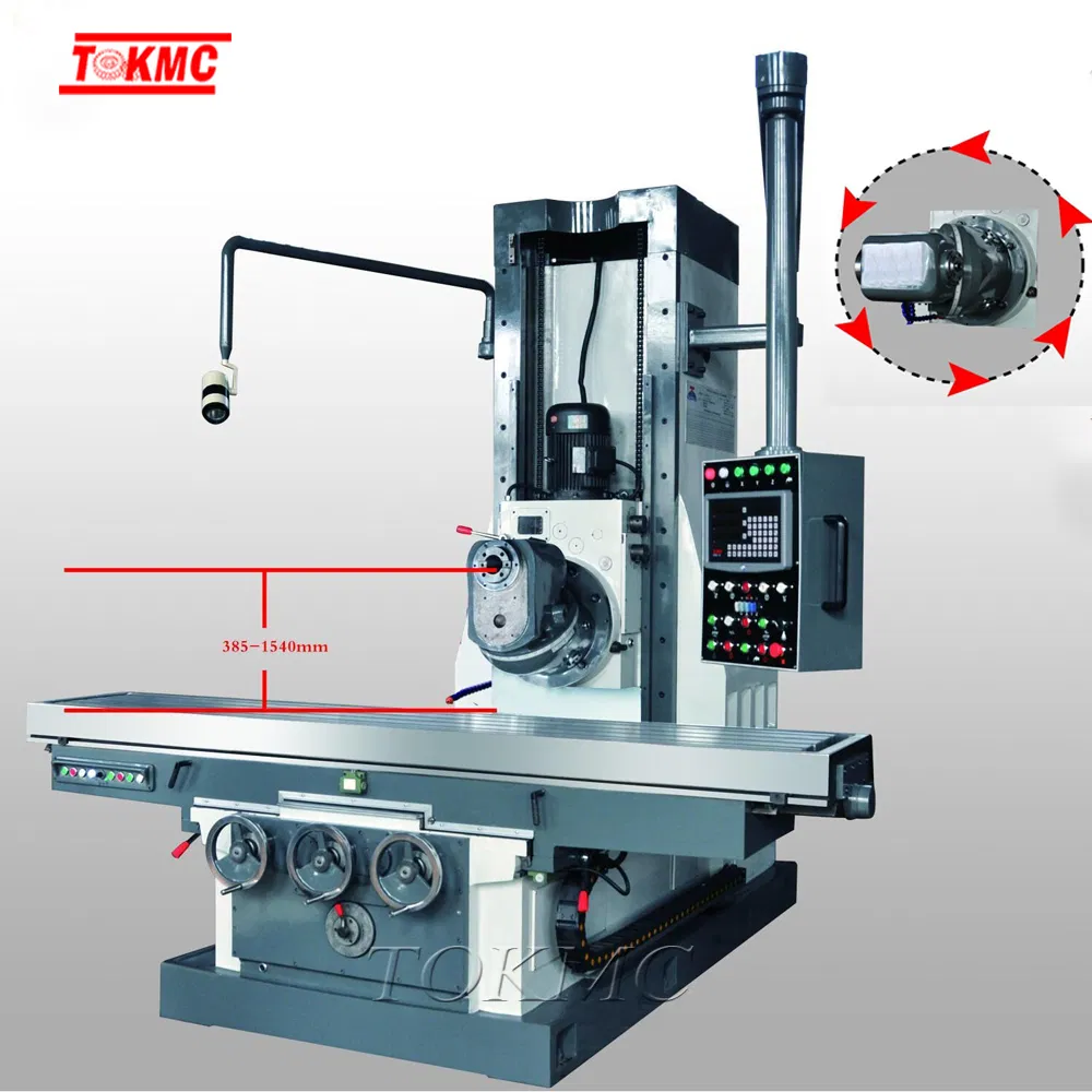 Vertical Universal Milling Machine Dro Knee Type Metal Milling Machine