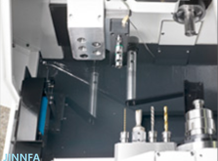 Jinnfa 42mm CNC Swiss Type Turning Machine for Micro Parts