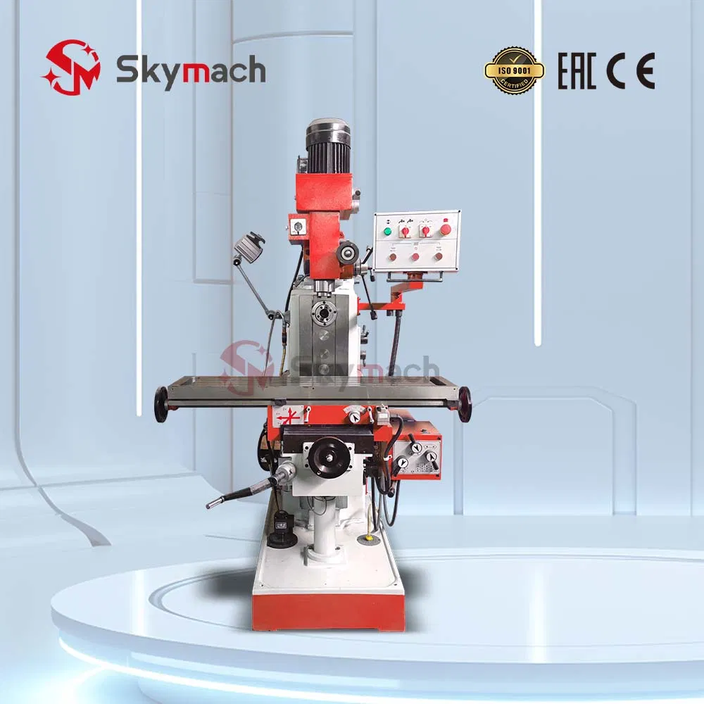 Zx6350 Vertical Manual Milling Machine with R8 Spindle and Dovetail Column for General Machining and Toolroom Work