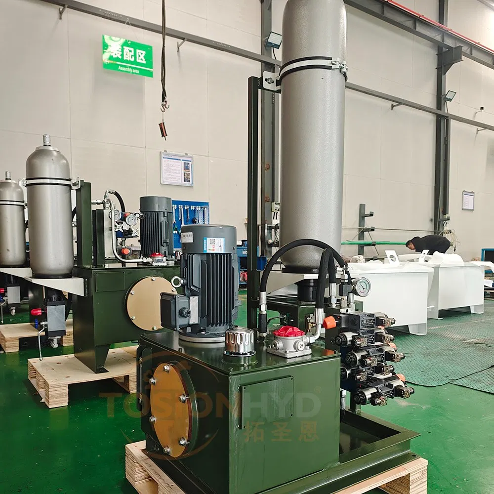 Tosion Custom High Performance Pressure Regulation 1.5kw Hydraulic System for CNC Machine Tools Milling Lathe Drilling Machines