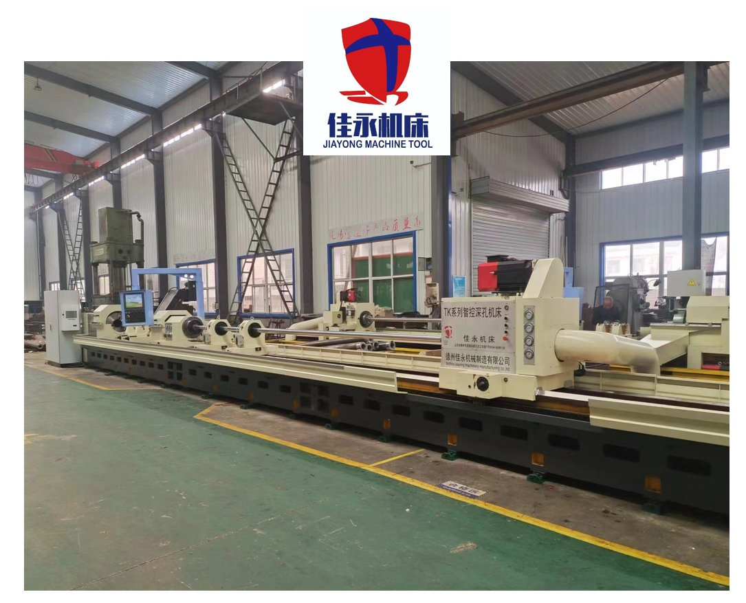 Dezhou Jiayong High-Precision Tk25-1X6m CNC Deep Hole BTA Drilling and Boring Machine Tool for Cylinder Tube
