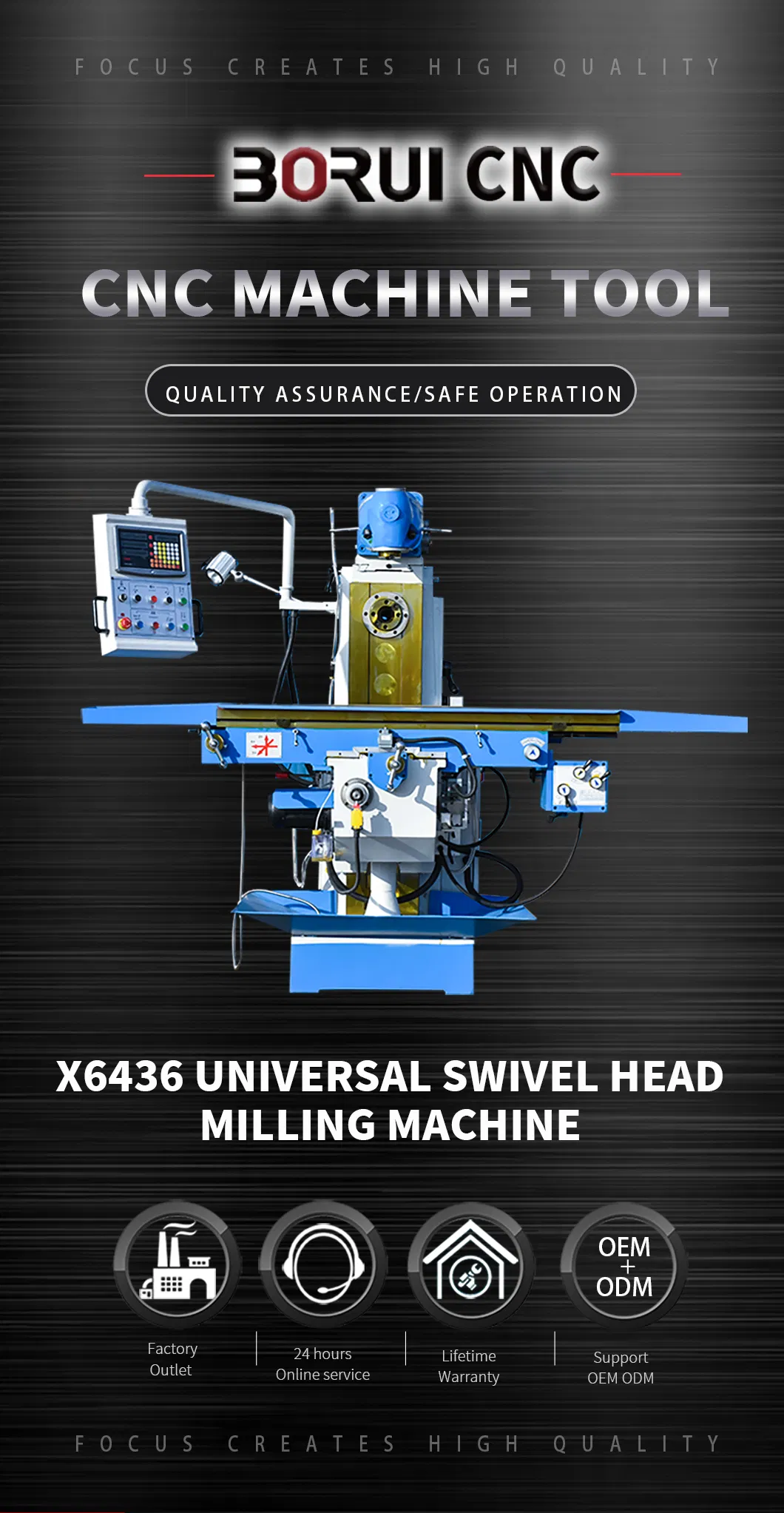 X6436 Universal Toolroom Milling Machine