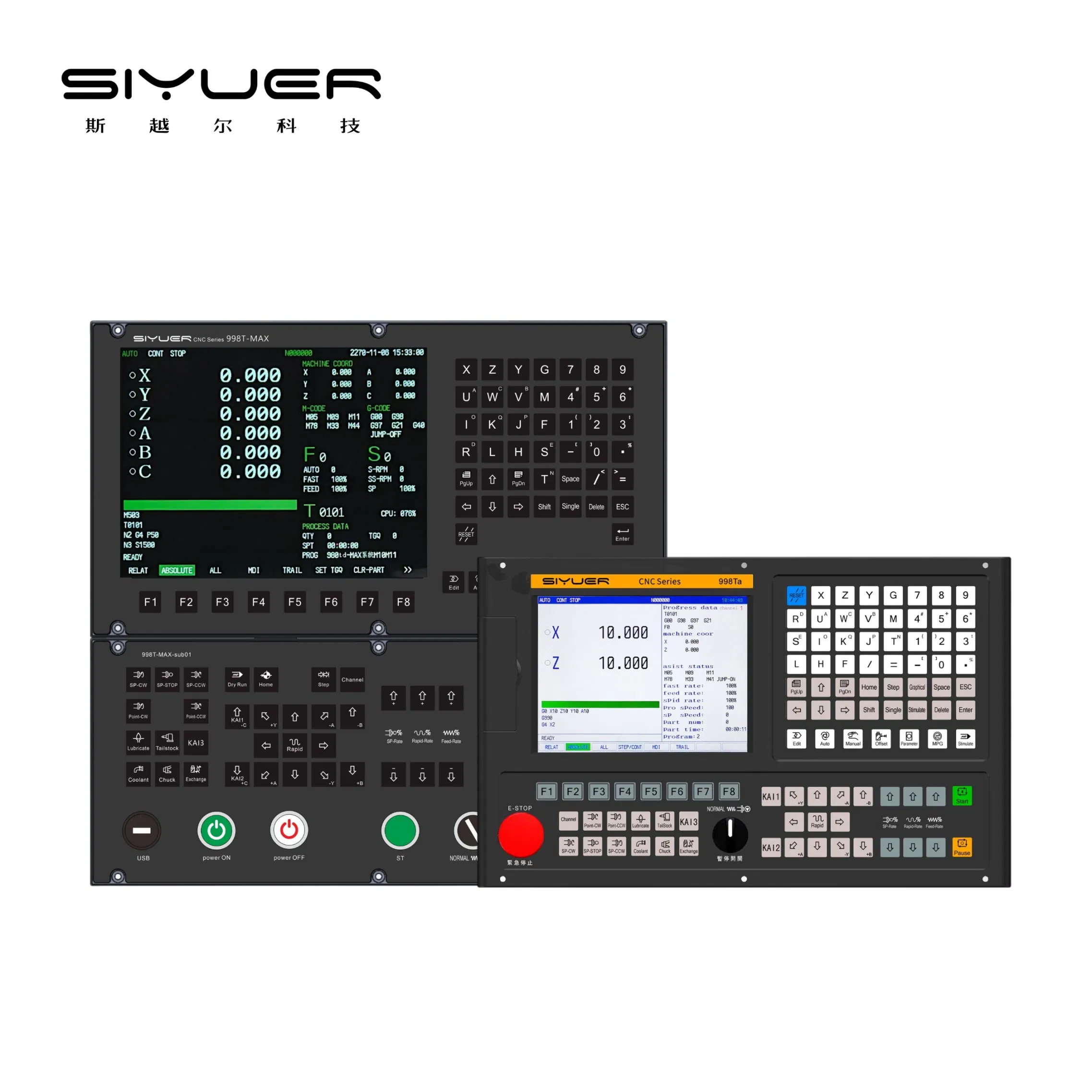 High Quality Precision 998t-Max 2axis CNC System Used for Mini Machine Tool Lathe Milling Grinding Machine