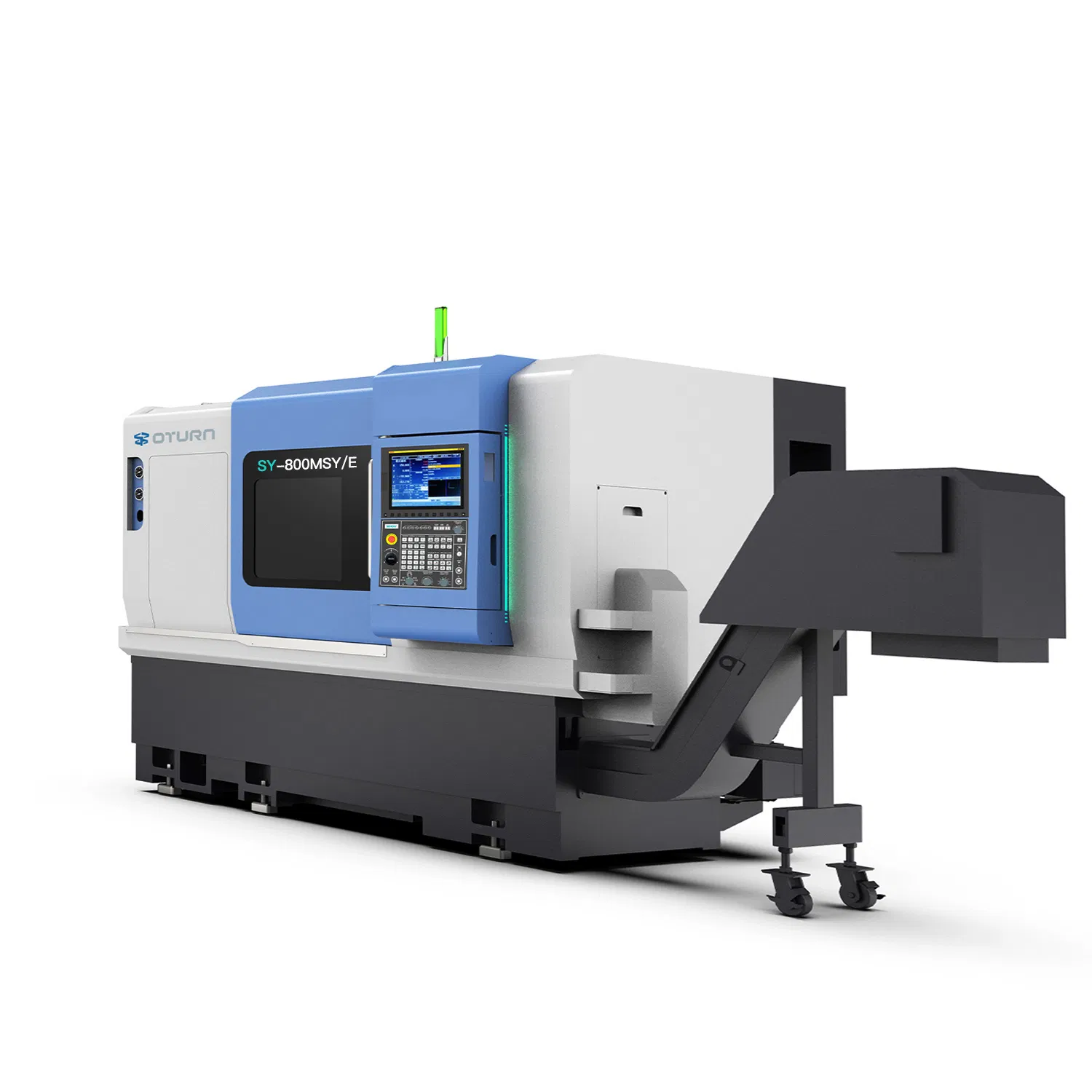 Swiss Type Double Spindle CNC Turning Machine Esy800msy