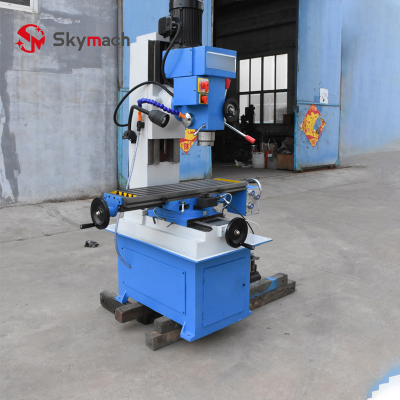 Zx50c Drill Mill Machine Equipped with Power Feed and Dro Readiness for Toolroom Operations, Fixture Making, and Die Maintenance.