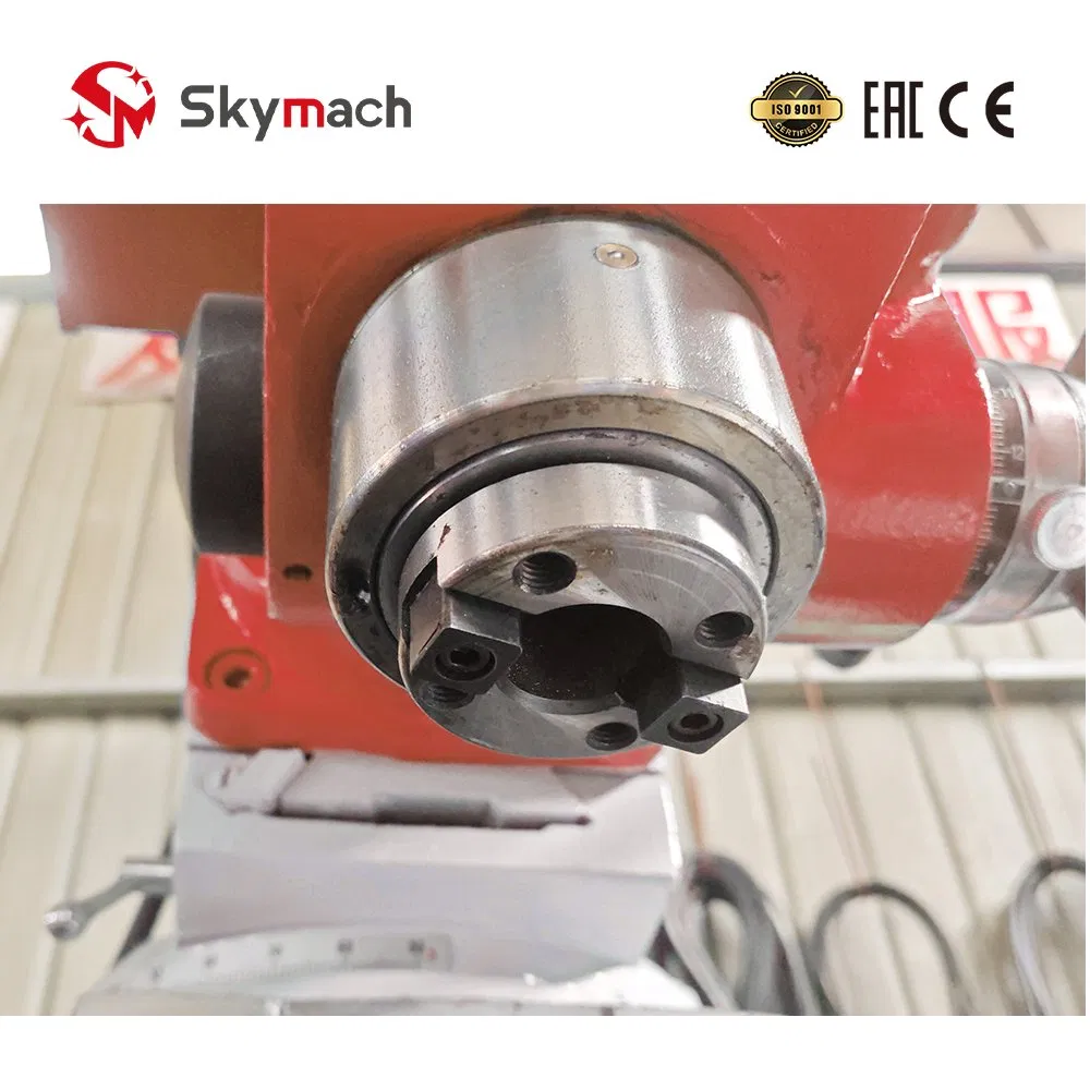 Zx6350 Vertical Manual Milling Machine with R8 Spindle and Dovetail Column for General Machining and Toolroom Work