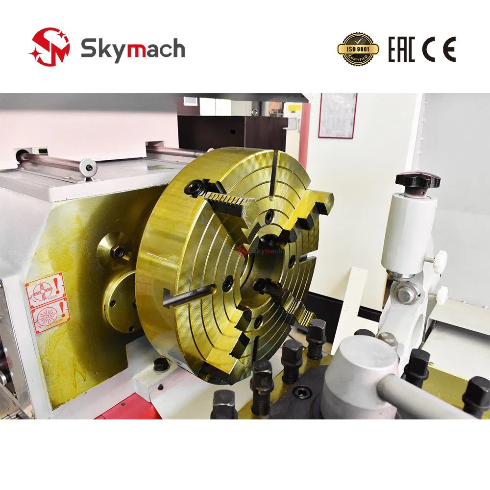 Cw6263 High Precision Universal Lathe Machine Featuring a Hardened Bedways and a Quick Change Gearbox for Toolroom Operations and Complex Part Production.