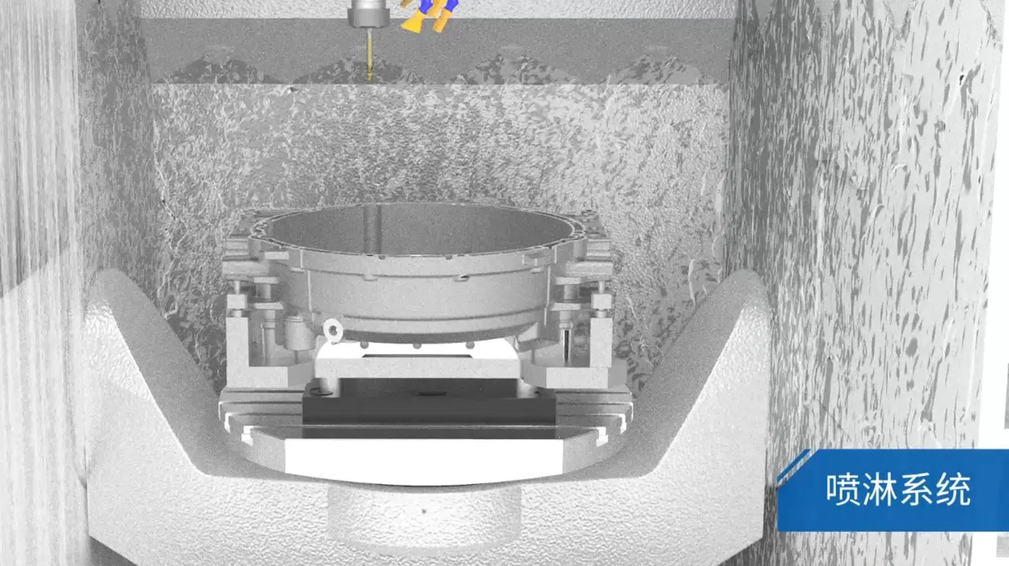 Multi-Process Capable High-Speed Spindle Mr600 Vertical Five-Axis Machining Center