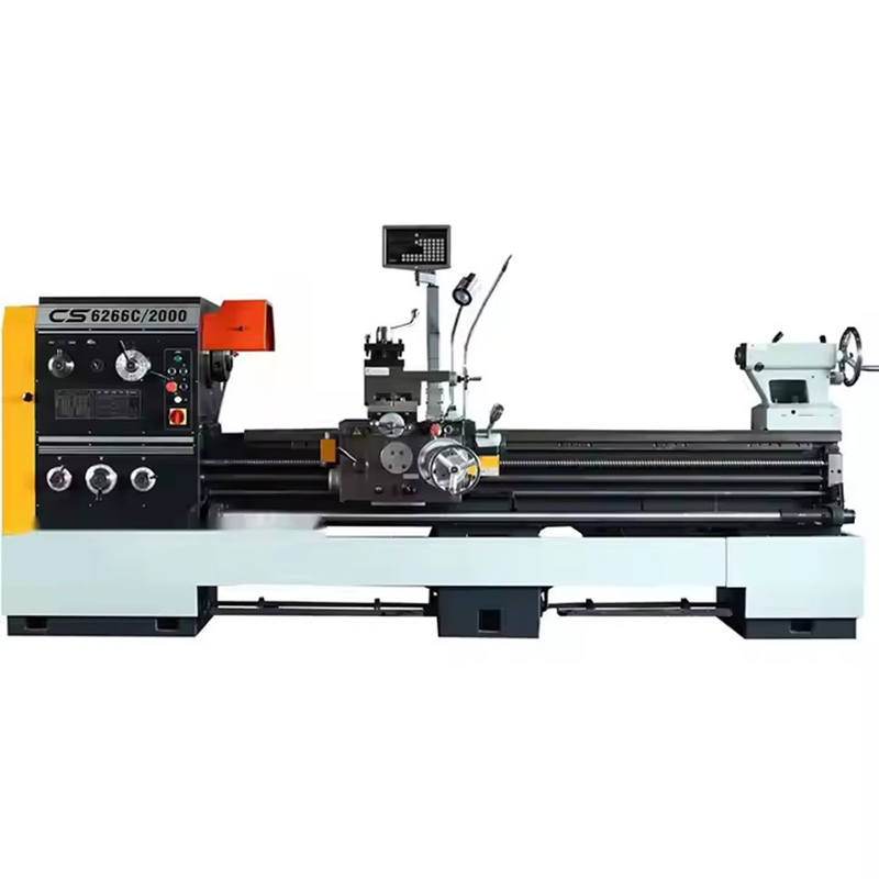 CS6266c Universal Metal High Precision Horizontal Lathe Big Spindle Bore Heavy Duty Manual Gap Bed Turning Lathe Machine
