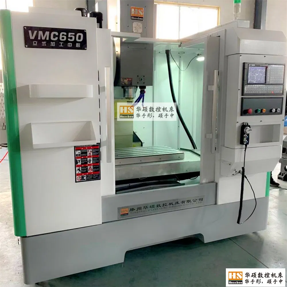 Tengzhou Factory Vmc 650 Single Spindle CNC Machine Tools Vertical Machining Center Fanuc GSK System Siemens Control Vietnam