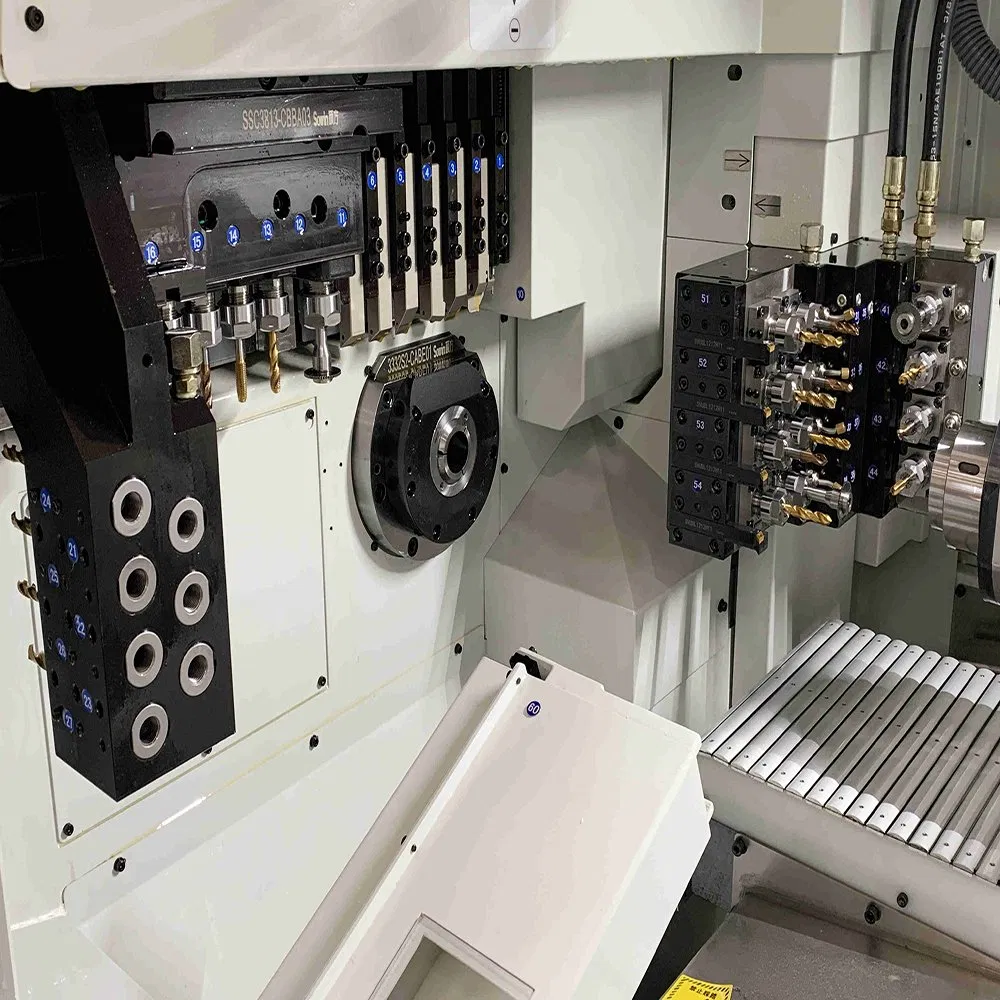 Torno CNC Swiss Type Automatic Lathe Machine Tool Turning Center