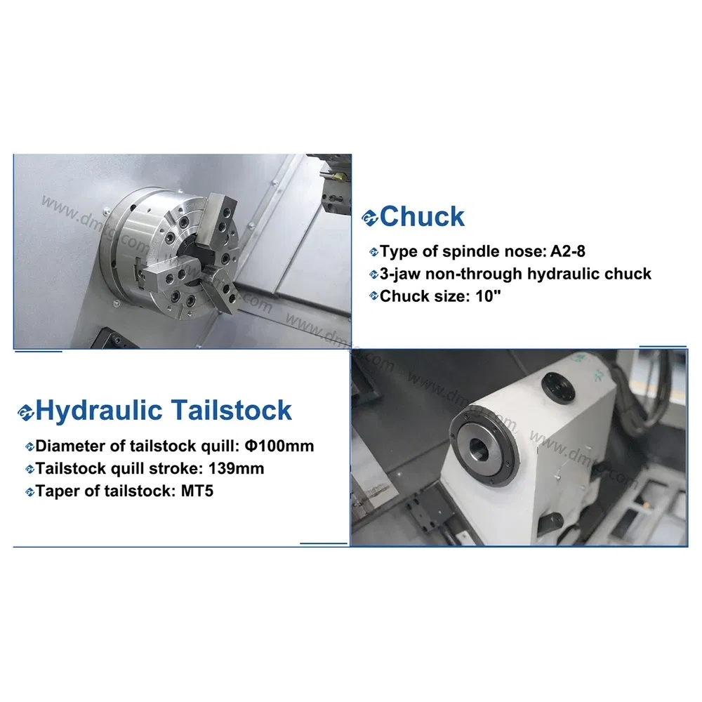 Dmtg Anti-Vibration Dl25mh Small CNC Turning Machining Center for High-Strength Cutting