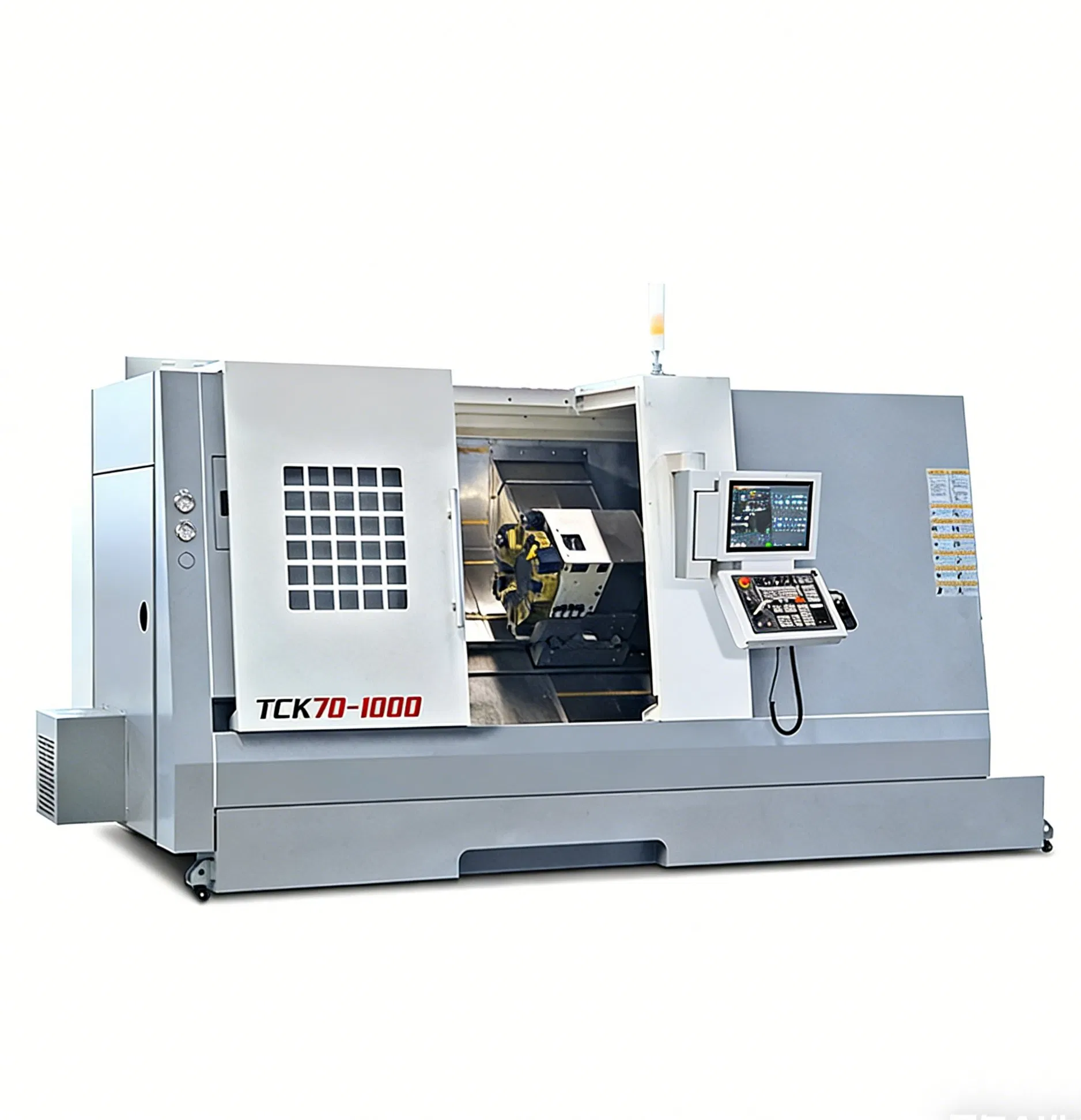 Tck70-1000 Industrial CNC Turning Center for Long Workpiece Turning