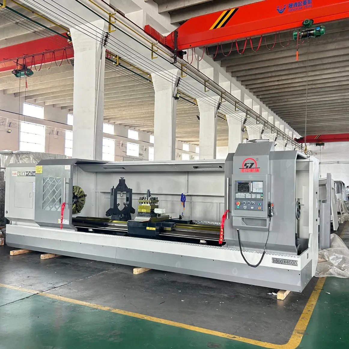 Heavy Duty Ck6163 Ck6180 CNC Lathe Machine Flat Bed CNC Machine Torno Machine Horizontal CNC Turning Machine Advcanced Precision CNC Machine