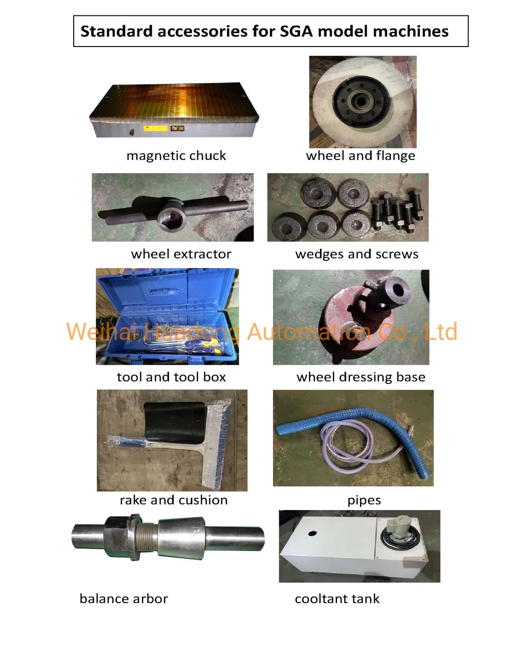 Standard Accessories