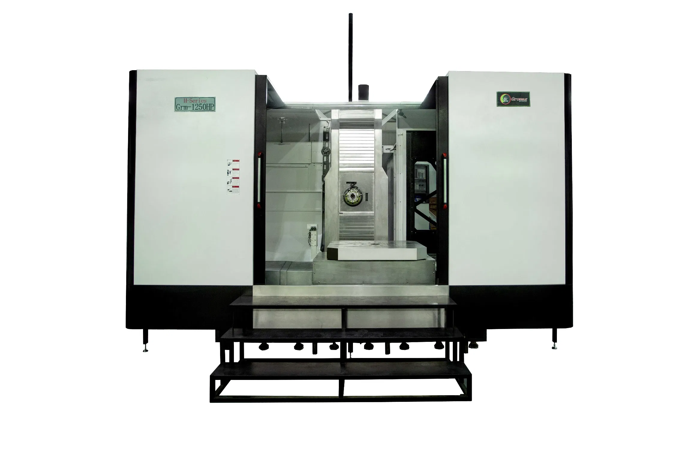 Horizontal Machining Center Two Table Bt40 Bt50 Gear Box Fanuc Siemens Mitsubishi System 4 Axis 5 Axis