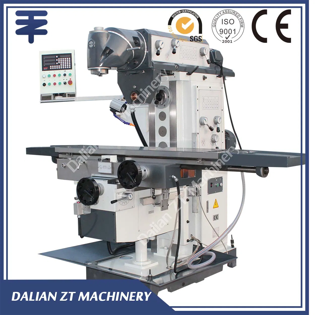 XL6436 RAM Universal Horizontal/Vertical Knee-type 360 degree Swivel Milling &nbsp;Fresado &nbsp;Machine