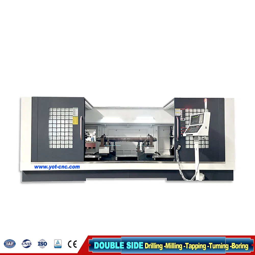 Double Side Spindles CNC Milling Machine with Drilling Tapping Automatic Cutting Tool Change