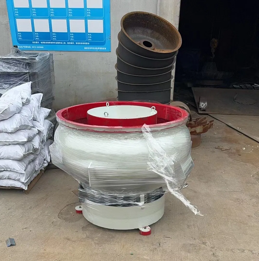 Vibratory Surface Grinding Machine for Metal Parts Deburring Small Parts Aluminium Iron Bowl Shape