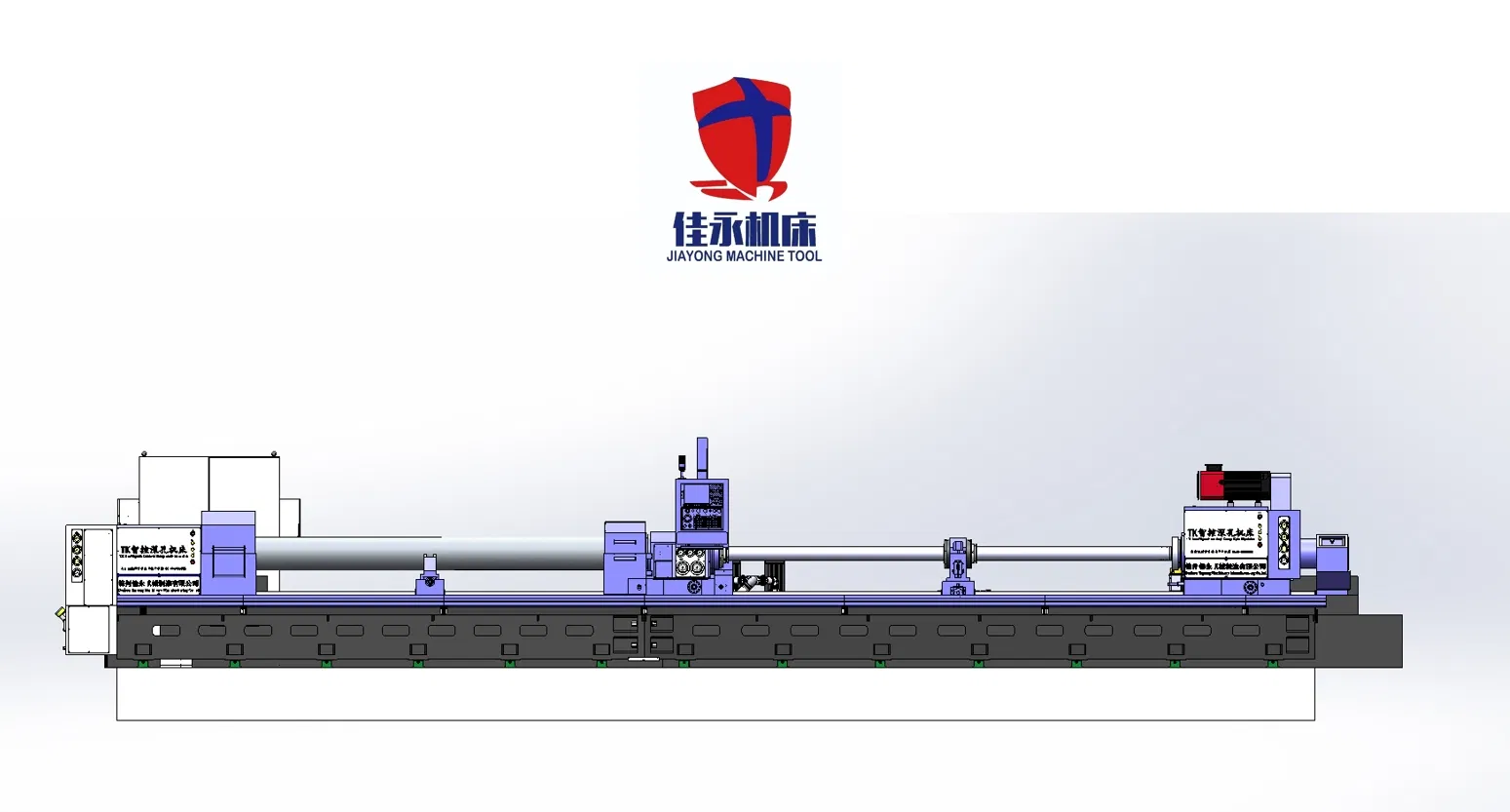 Dezhou Jiayong High-Precision Tk25-1X6m CNC Deep Hole BTA Drilling and Boring Machine Tool for Cylinder Tube