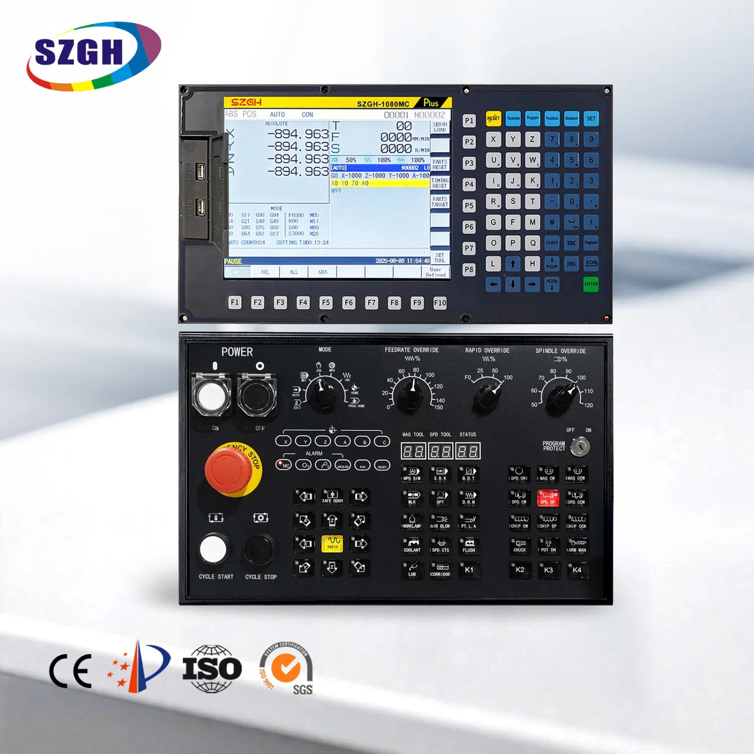 Real-time safeguarded high-speed Milling capable cnc machine system