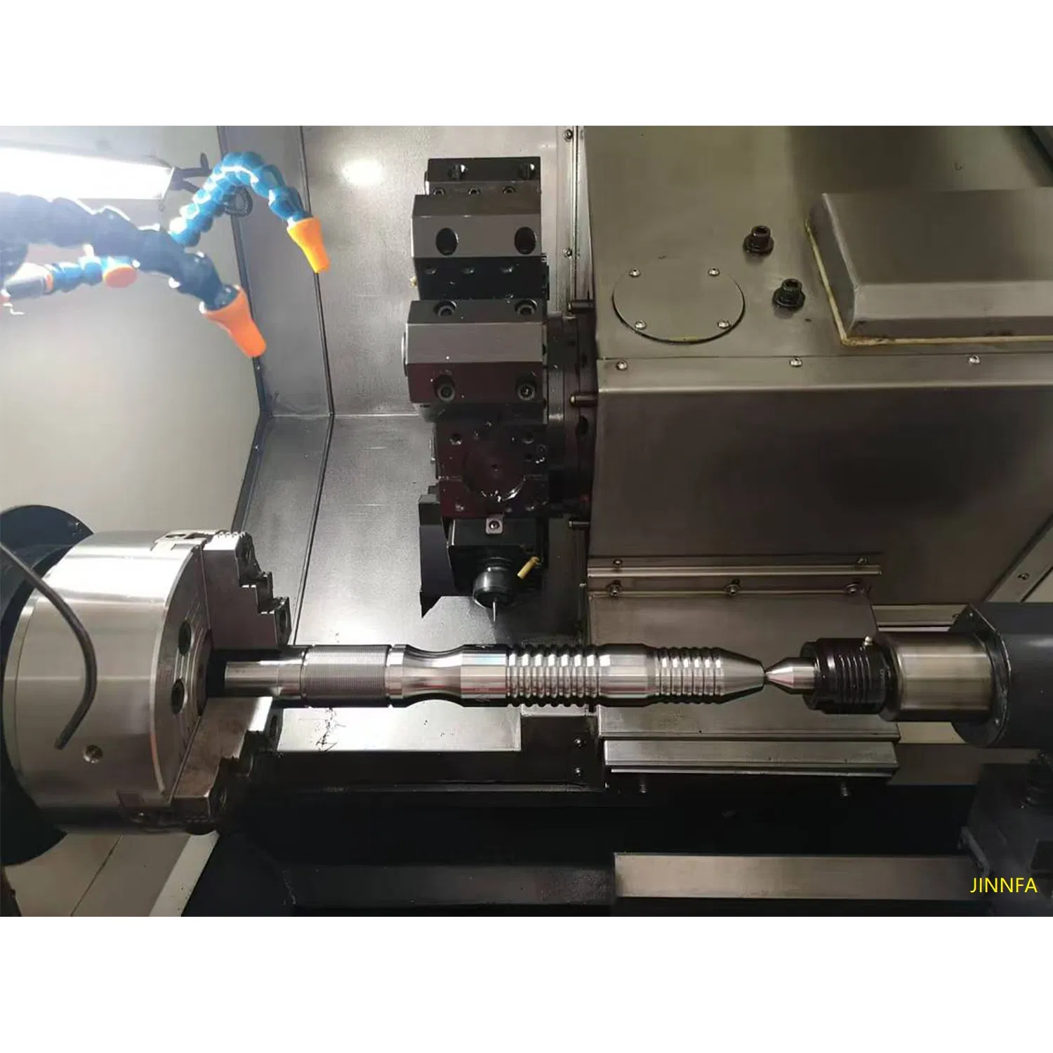 Jinnfa Yk-260m High Precision High Speed Inclined Bed Mini CNC Lathe Machine Turn-Mill Combination