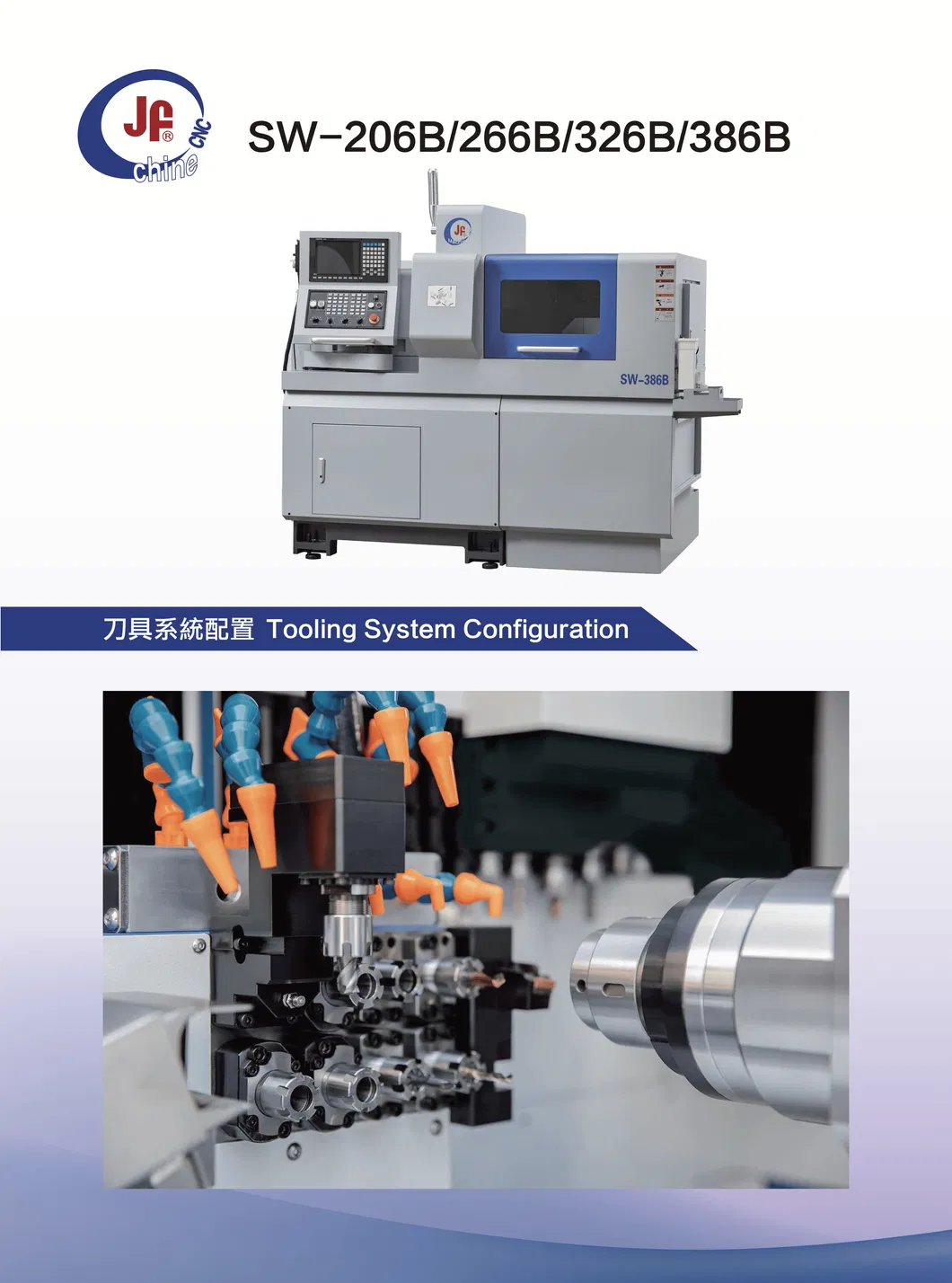 Swiss Type Lathe Detail 1