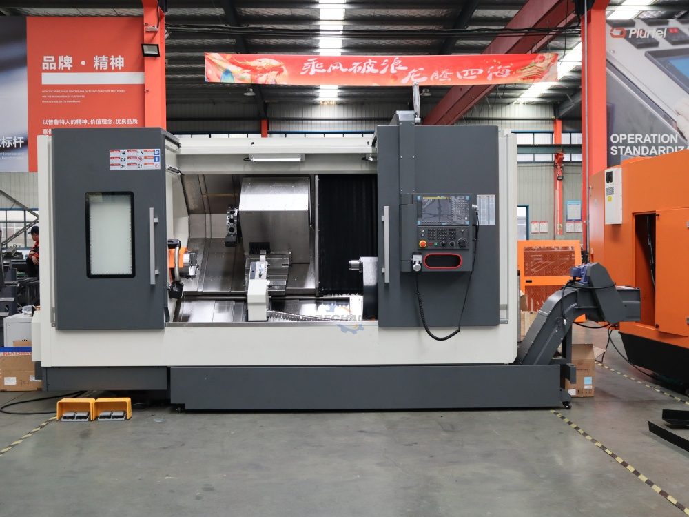 Tck50y Power Turret Live Tools Combination Lathe Milling Machine Automatic Slant Bed Lathe CNC Turning Center