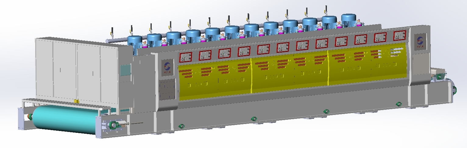 Premium Stone Polishing Line for Professional Finish and Shine, Stone Grinding Line, Quartz Surface Polishing Machine, Stone Polisher