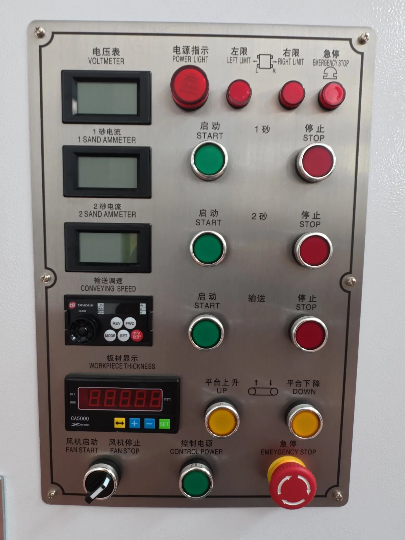 Stainless Steel Plate Deburring Machine Double Belt Stations for Heavy Slag Burrs Removal Rough Polishing and Fine Grinding Surface Finishing Finish