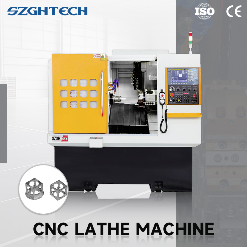 5 Axis Turn Mill CNC Machine Manufacturer Szgh-46y Vertical Machining Center CNC Turn-Mill Combination Universal Lathe Machine