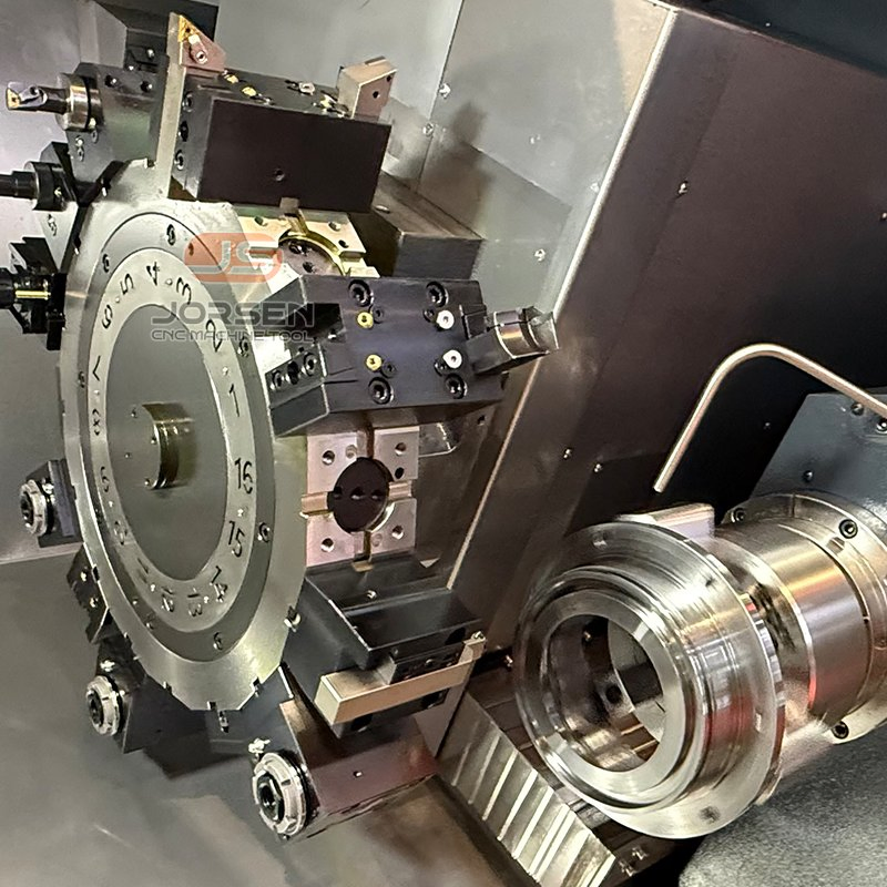 Turning Center Tck900 Swiss Type CNC Lathe Machine with Double Spindle Option