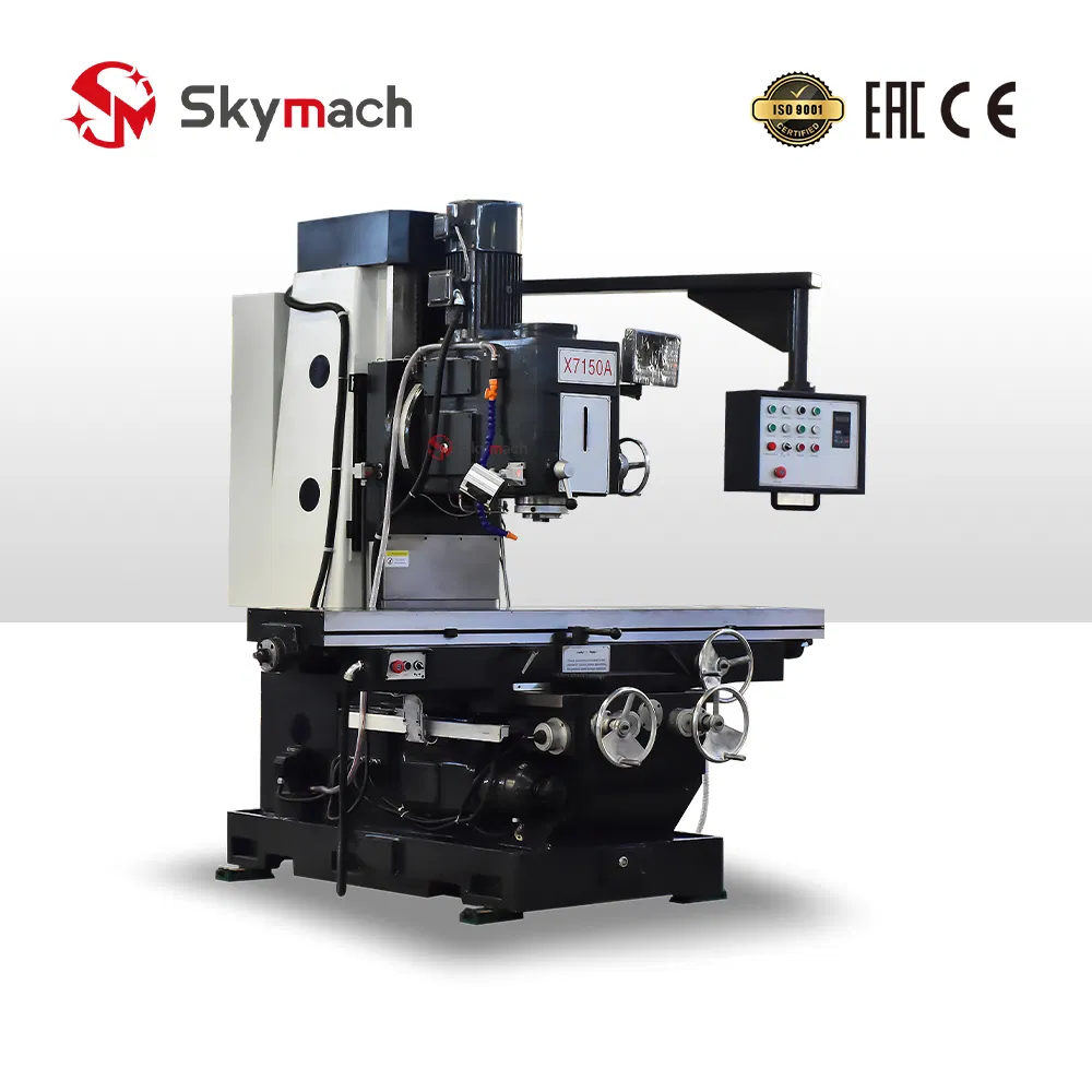 X7150A Vertical Milling Machine with Upgraded Feed System and Hardened Guideways for Demanding Toolroom Work, Mould Making,