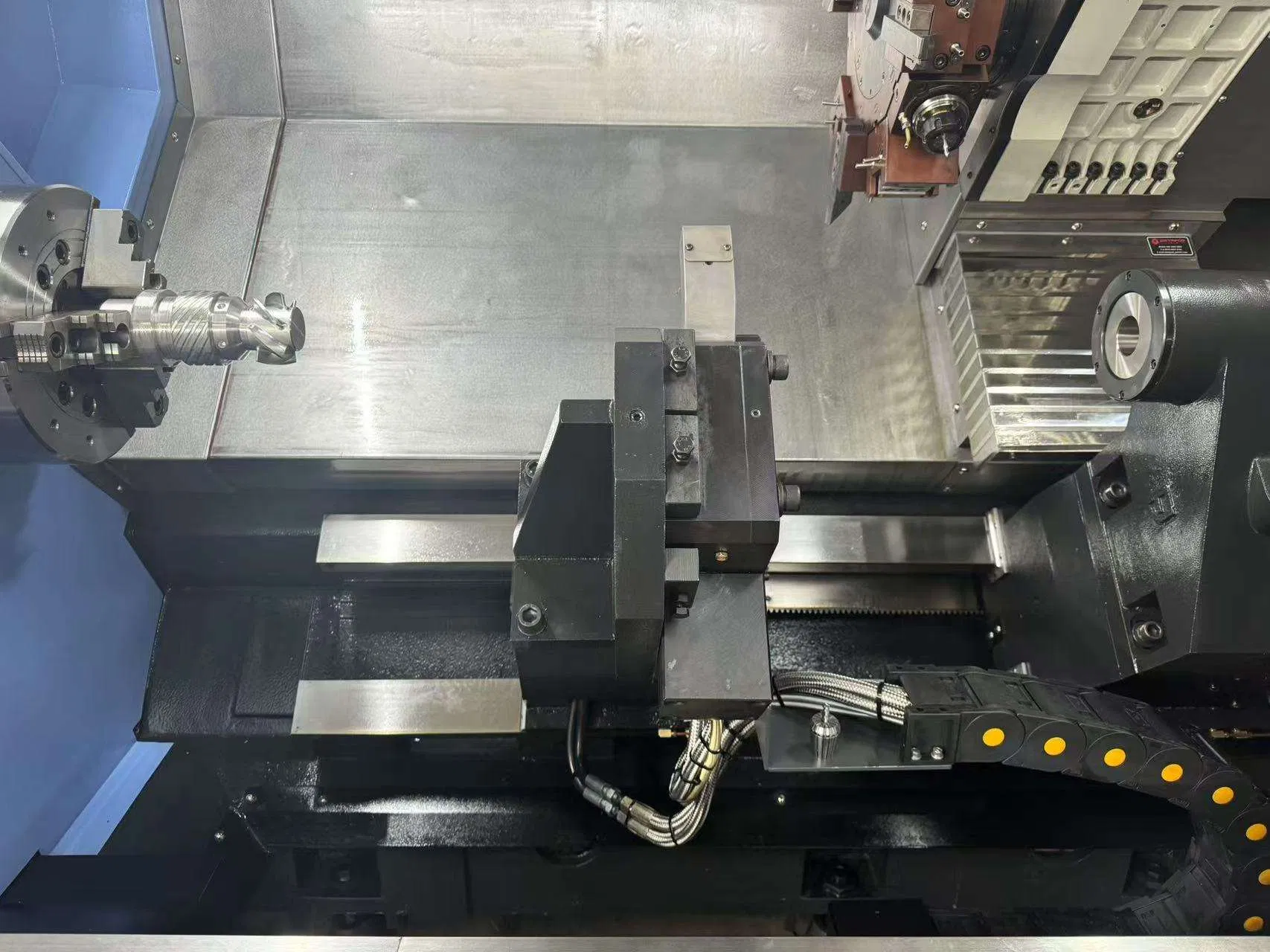 Tck600dyx1000/1500 Slant Bed CNC Lathe Machine for Metal Turning and Milling Machine Center Swiss Type