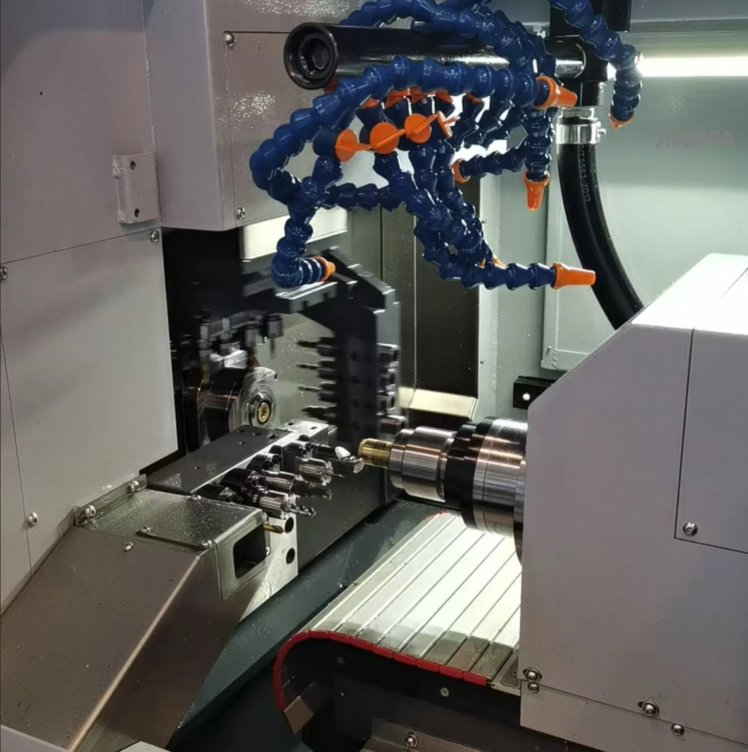 CNC Machine Tool Swiss Type Turning Milling Lathe Sw385b Process The Complex Workpieces