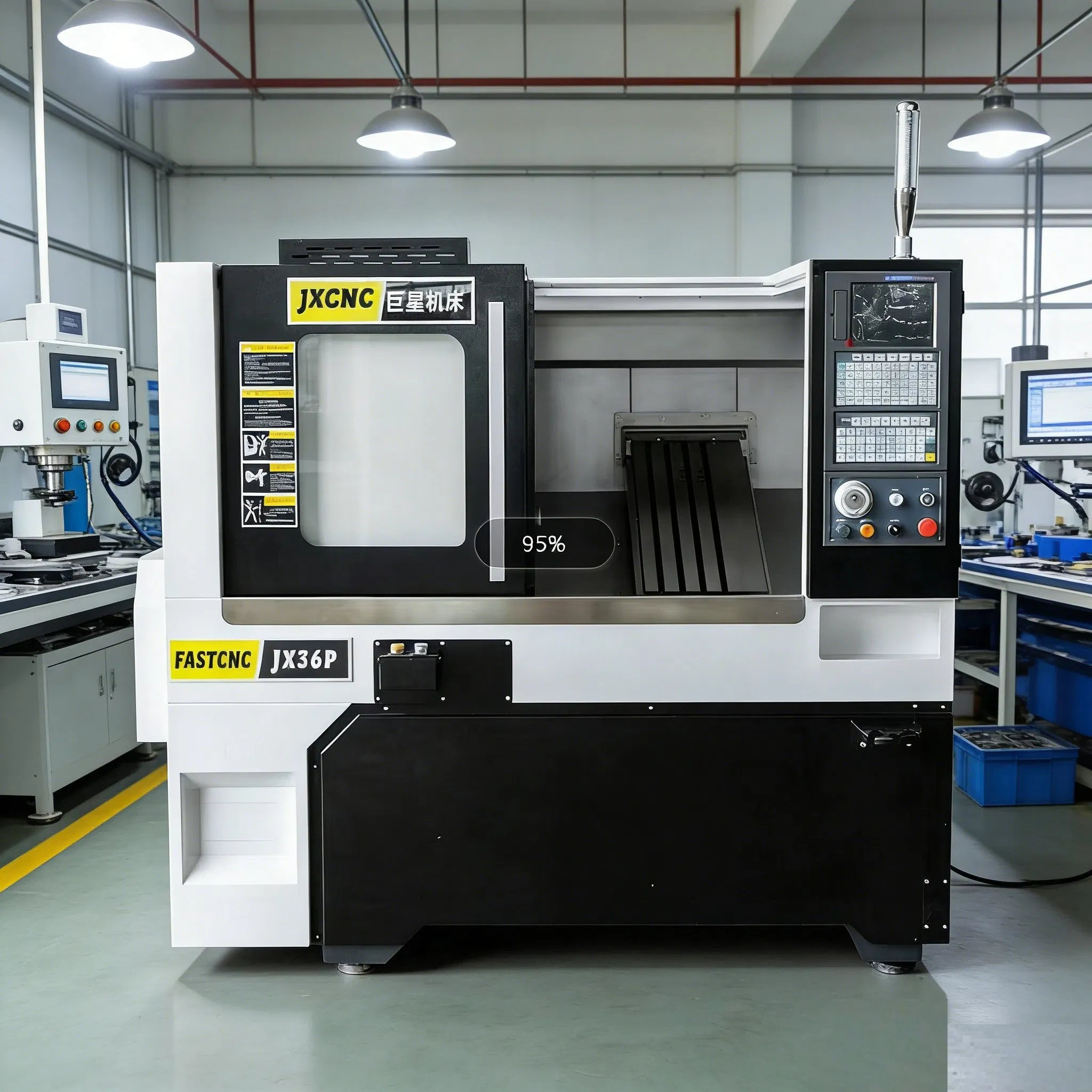 Heavy Duty Automatic Slant Bed CNC Turning Center for Industrial Mass Production