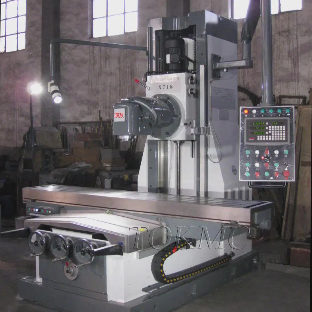Vertical Universal Milling Machine Dro Knee Type Metal Milling Machine