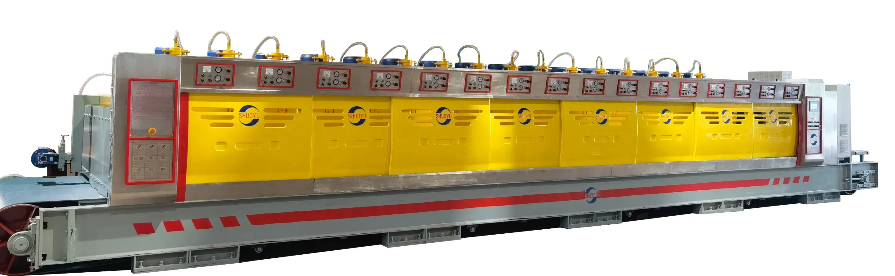 Premium Stone Polishing Line for Professional Finish and Shine, Stone Grinding Line, Quartz Surface Polishing Machine, Stone Polisher