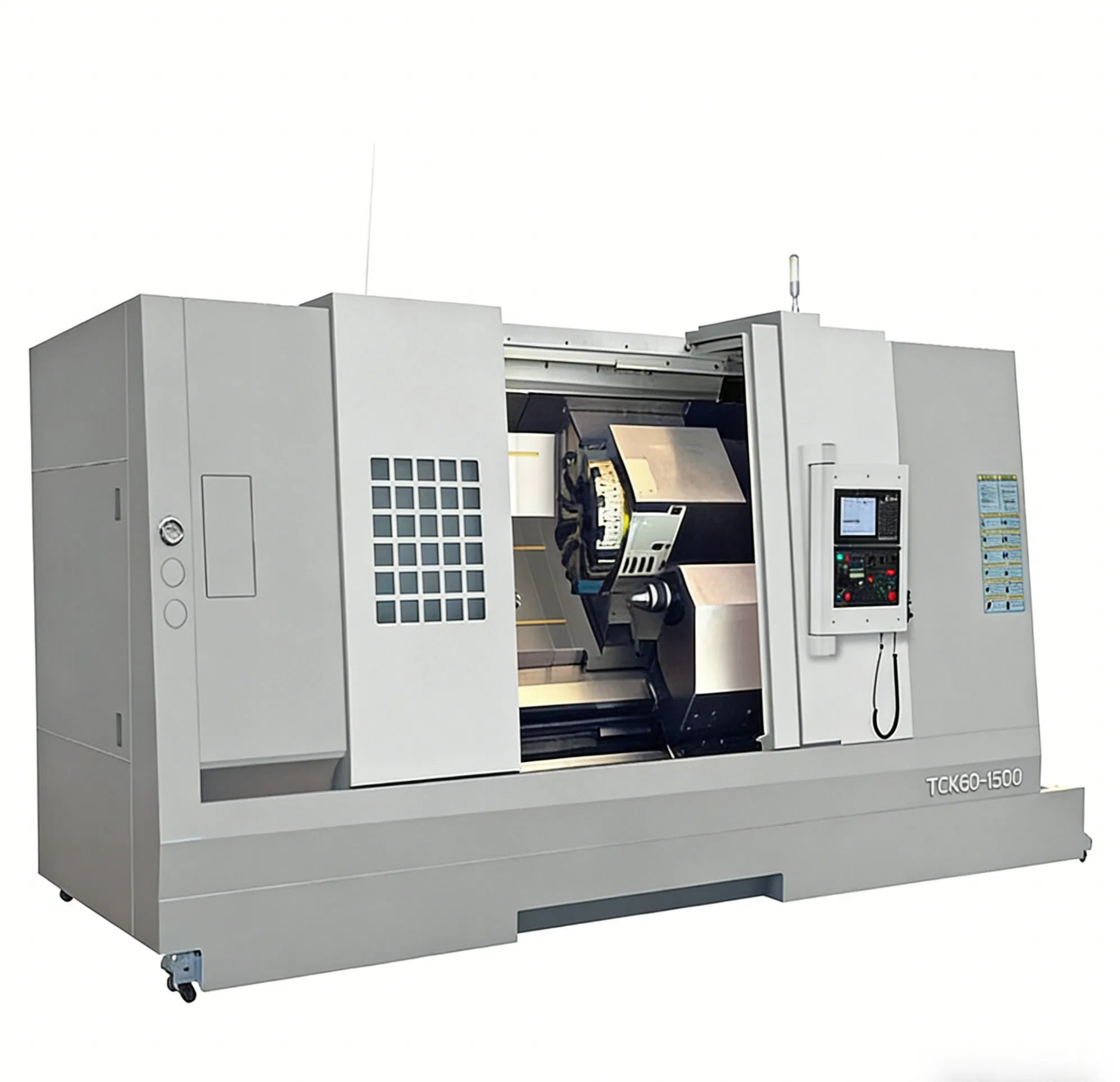 Tck80-1500 Industrial CNC Turning Center for Large Diameter Workpieces